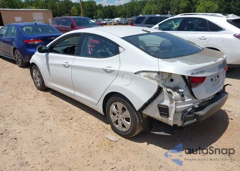 2016 Hyundai Elantra Se from USA, damaged, VIN 5NPDH4AE2GH711014